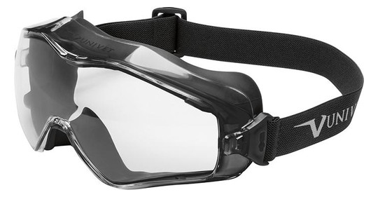 VUNIVET-Vollsichtbrille 6X3, schwarz