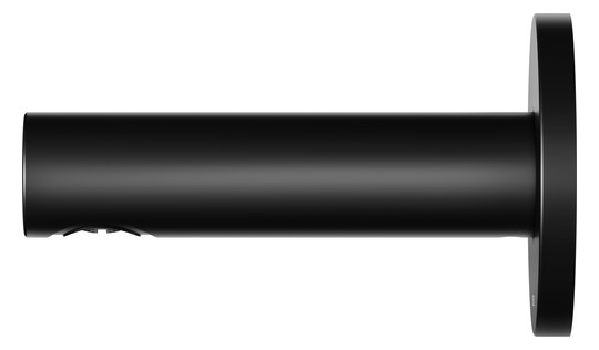 KEUCO Wanneneinlauf IXMO Ausladung 130 mm, schwarz matt, runde Rosette