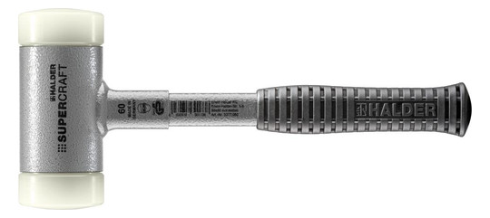HALDER-Supercraft-Schonhammer 60 mm, mit Stahlrohrstiel