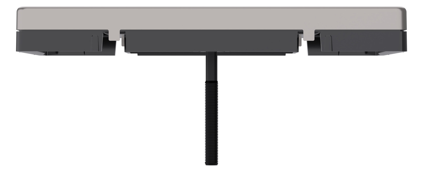 Zentralplatte TAE 3f System Design ni Schraubbef m.Beschr.Feld