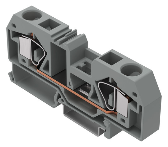 Reihenklemme 0,2-16qmm Serie 283 1Etage 2kl gr 76A Hutschiene TH35