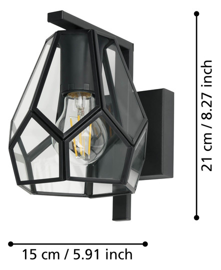 EGLO Wandleuchte/1 E27             43645 