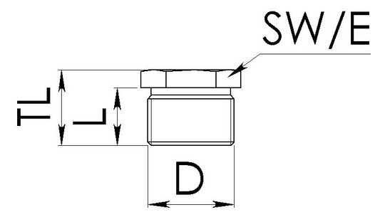 WISKA Schraubbuchse DIN 89280 6 SBK18 Ni 