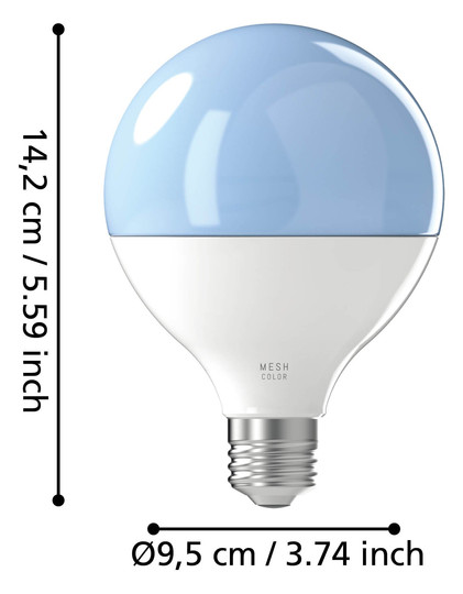 EGLO Leuchtmittel opal E27 1X13,5W 12254 