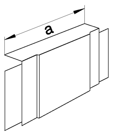 T-Stück LF-K 25x25mm HFT Kst ver-ws RAL9016 unbeh