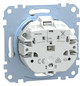 Steckdose 1f akws glz System M UP IP20 aktivweiß