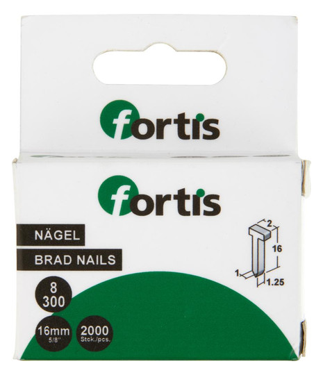 fortis-Stiftnagel mit Kopf Typ 300 - 16mm (2000 Stück)