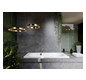 Kaldewei Badewanne VAIO SET STAR-955 170x75cm, Perl-Effekt, SÜL, Vollantislip, schwarz