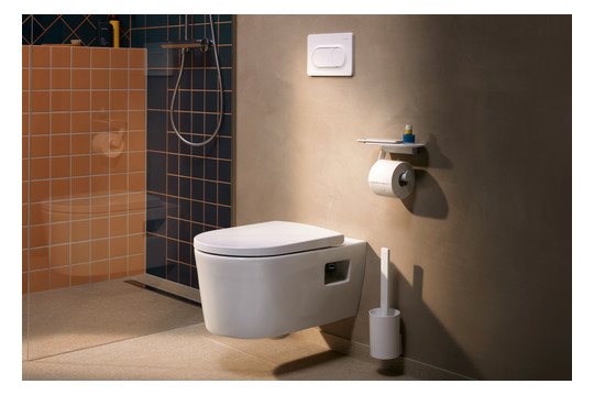 hansgrohe Wand-WC EluPura Original S mit WC-Sitz, weiß, ohne HygieneEffect und SmartClean