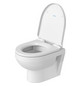 Duravit WC-Sitz No. 1 ohne Absenkautomatik, Scharniere Edelstahl, abnehmbar, weiß