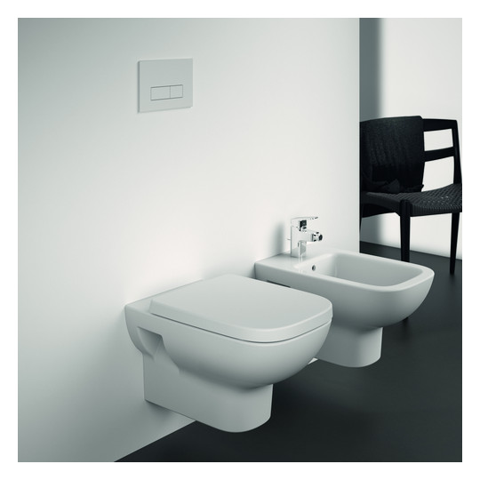 Ideal-Standard Wandtiefspül-WC-Paket i.life A ohne Spülrand, 36x54,5x33,5cm, weiß
