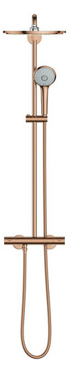 GROHE Duschsystem Euphoria 310 mit AP-Thermostat, Wandmontage, warm sunset