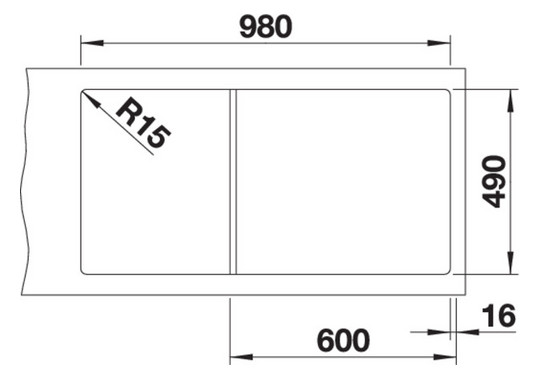 Blanco Spüle ZENAR XL 6 S DampfgarPlus SILGRANIT 100 x 51 cm, PuraDur anthrazit, rechts, mit Holzschneidbrett