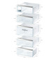 Gefrierschrank 328l C 170kwh 38dB ws NoFrost 5Korb B700xH1760mm Warnsignal: