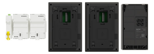Video-Türsprechset 2Draht 2xTeiln AP/AP ws ws 1LS Aufputz/Aufputz