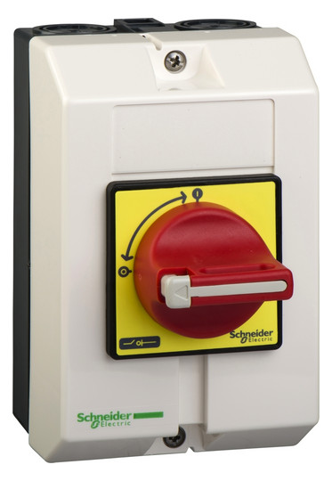 Hauptschalter 20A 3p IP65 m.Geh NOT-AUS Komplettger_im_Geh 7,5kW/AC