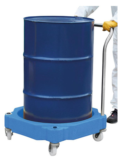 PE-Fasstrolley mit Stahlhandgriff