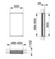 KEUCO Spiegelschrank Royal Modular 2.0 500 x 900 x 120 mm, 1 Steckdose, Wandeinbau, 1-türig, links, beleuchtet