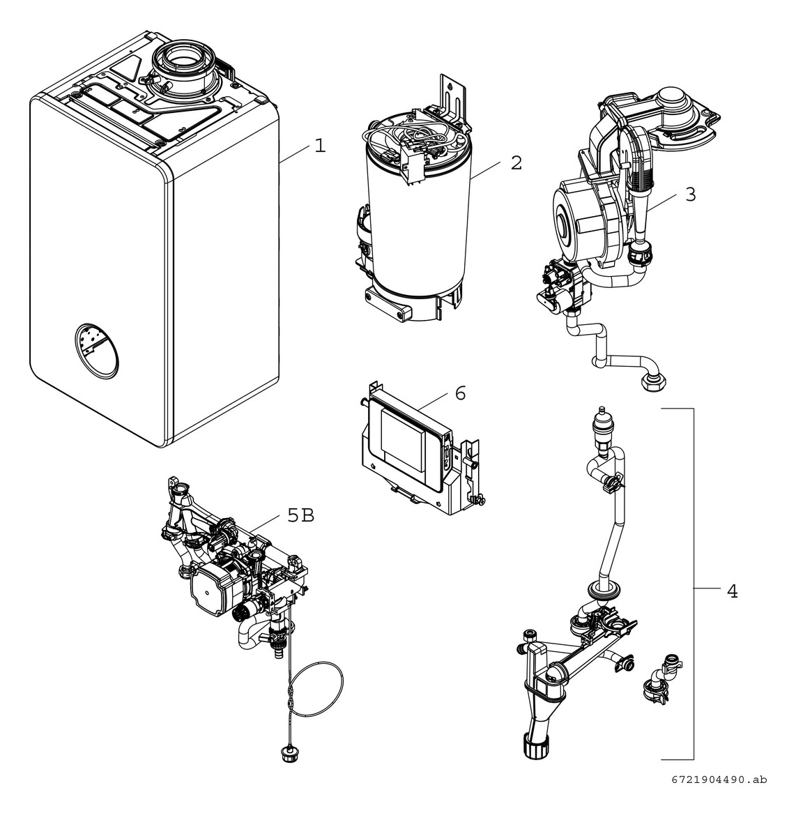 BOSCH Gas-Brennwertgerät Condens GC5800iW 14 P 23 Erdgas E, wandhängend, weiß