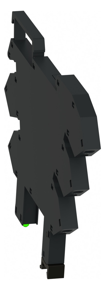 Relaissockel Federzug TS35 5Pins Hutschiene TH35 6,2x78,6x101mm