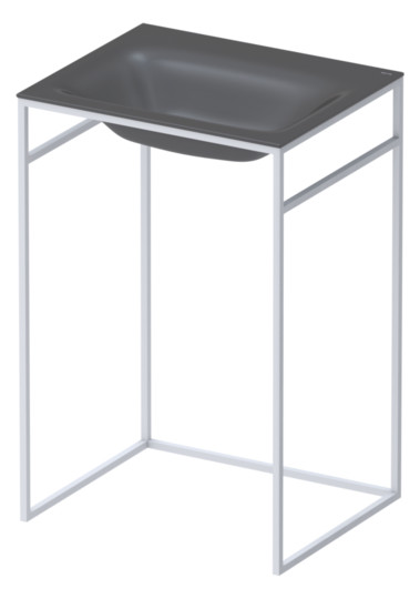 Einbau-Waschtisch BetteLux Shape A170 60x49,5cm, anthracite