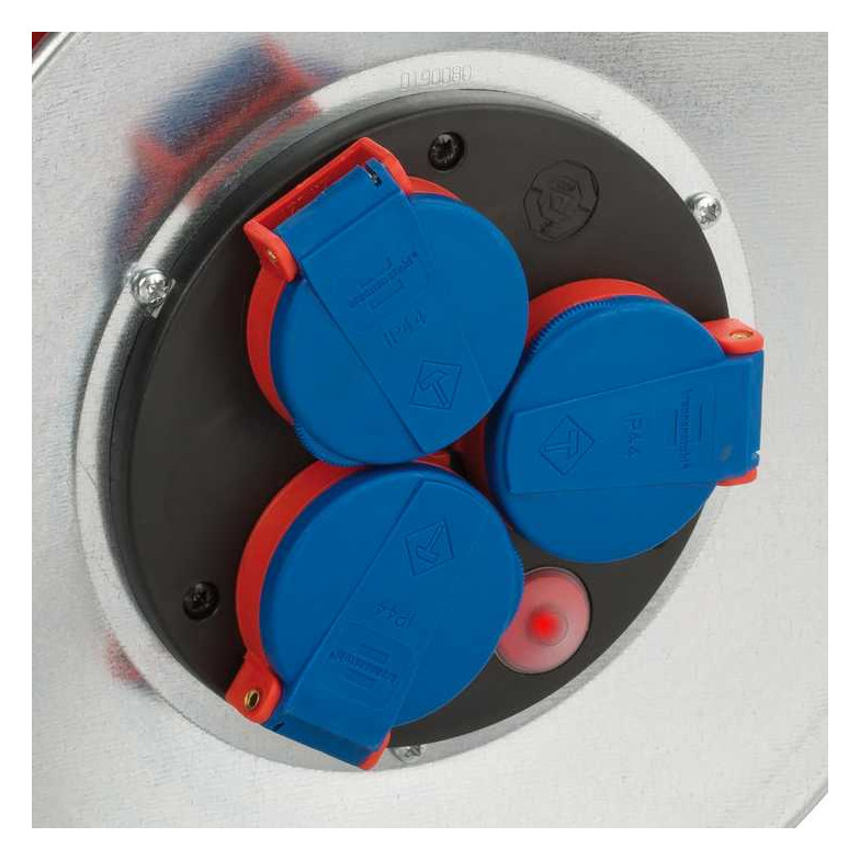 Kabeltrommel 25m H05RR-F 3x1,5mm IP44 3xSteckdosen m.Tragerahmen Kabeltrommel 25m H05RR-F 3x1,5mm IP44 3xSteckdosen m.Tragerahmen