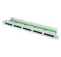 Patchpanel 25Ports 1HE Cat3 RAL7035 19Zoll-Einbau