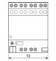 Analogeingang KNX REG 4f Spg Strom Eingangsgröße Spannung