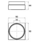 EMCO Seifenhalter Liaison chrom, Schale Kristallglas klar