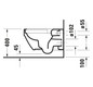 Duravit Wand-Tiefspül-WC Vero Air 37x57cm, 4,5 l, Rimless, weiß