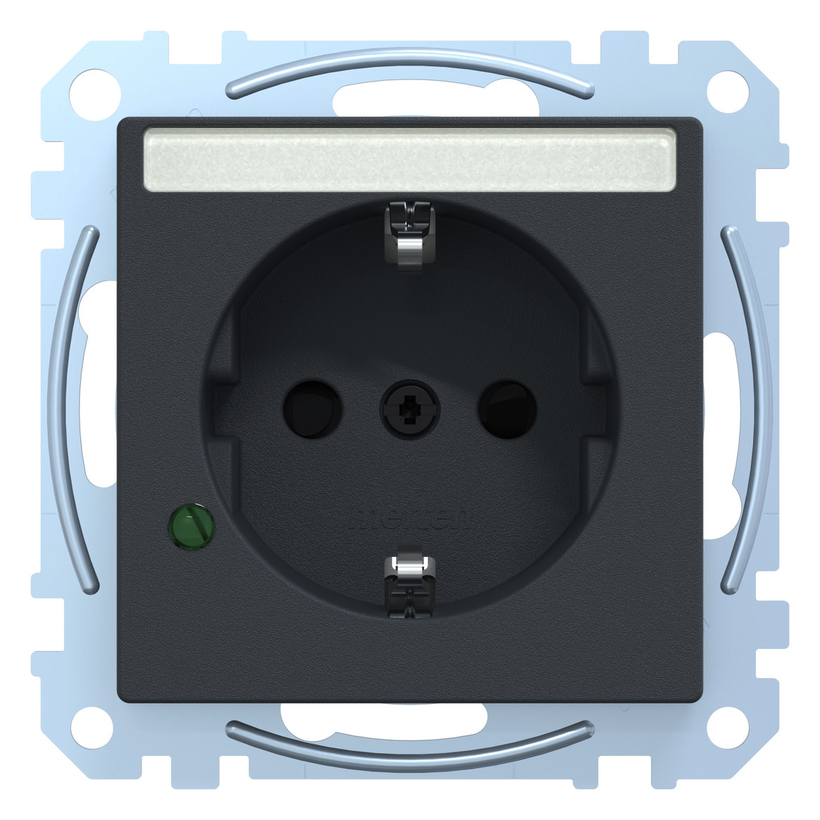 Steckdose 1f anth mt System M UP m.BS IP20 Mit erhöhtem Berührungsschutz