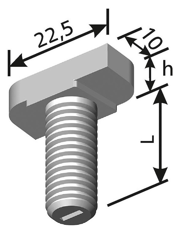 Bild Hammerkopfschr. HS 28/15 8.8 galZn M 8x 25 - Neutral-1