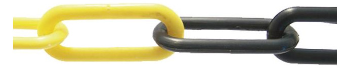 Bild Kunststoffk. Polyethylen schwarz -gelb 6,0 Bundw.25m - PÖSAMO-0