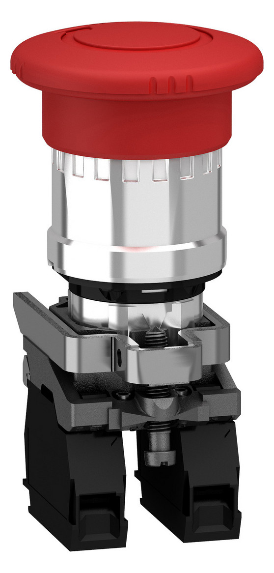 Not-Aus Taster EB IP66 Dreh 2Ö Ø22,5mm Schraub Einb