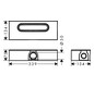 hansgrohe uBox universal Ablaufgehäuse DN 50, für Standardinstallation