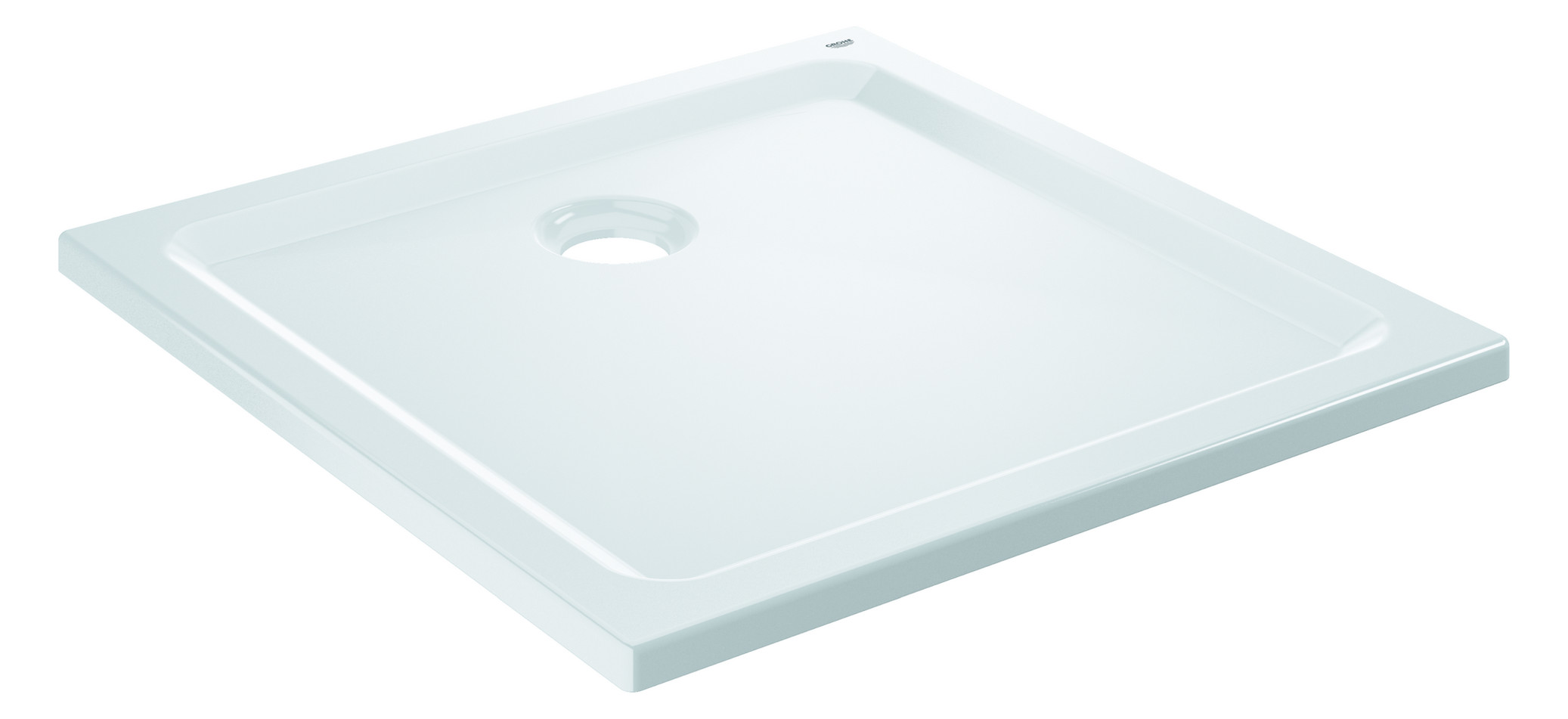 GROHE Duschwanne Universal 80 x 80 x 3 cm, Acryl, alpinweiß