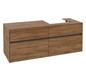 V&B Waschtischunterschrank Collaro 140x54,8x50cm, Waschtisch rechts, kansas oak