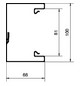 Geräteeinbaukanal ST 100x65mm vz 5300qmm GEB-K 2000mm