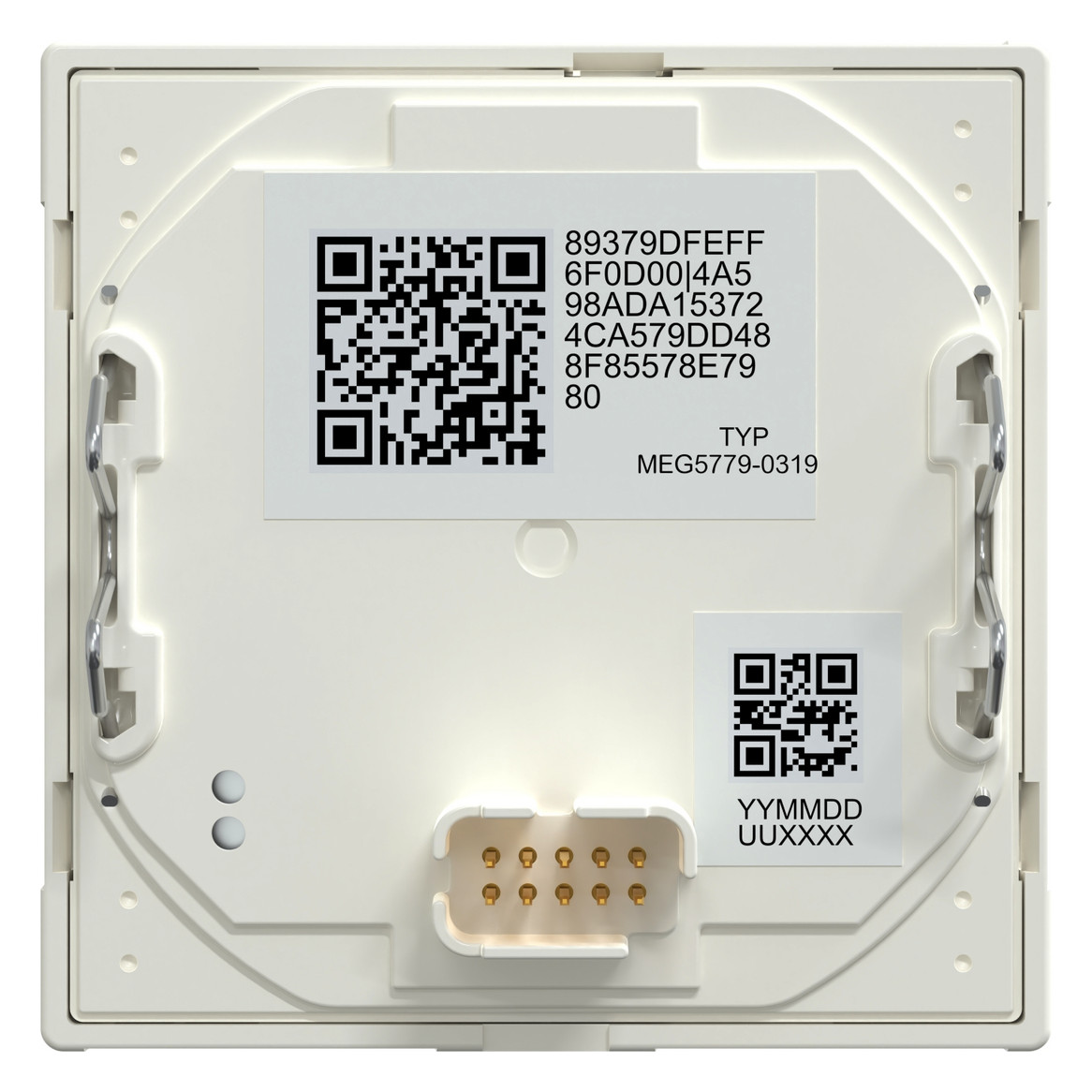 Raumtemperaturregler UP Zigbee polws glz Bedienelement Mit Vor-Ort Bedienung