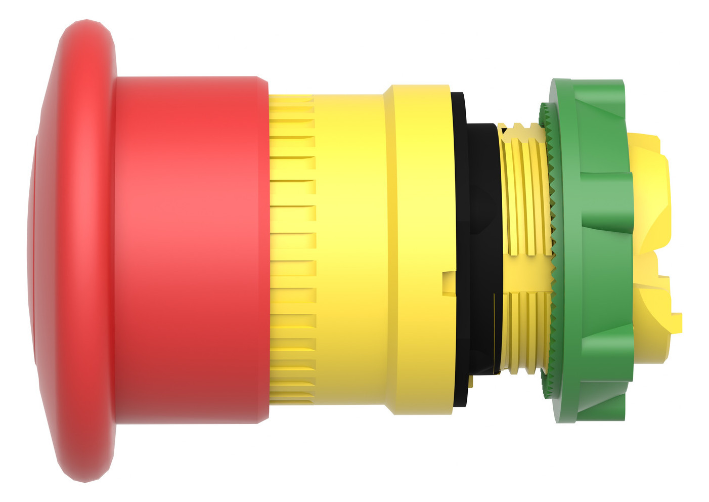 Frontelement für Not-Aus Ø22mm rt rnd IP66 hoch Schaltfunktion verrastend Zug
