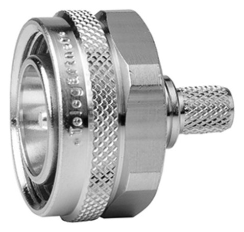 4.3-10-Stecker Rundkabel Crimp/Crimp 50Ohm