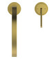 Ideal-Standard Küchen-2-Loch-Armatur Gusto quadratischer, hoher Auslauf, Ausladung 204mm, brushed gold
