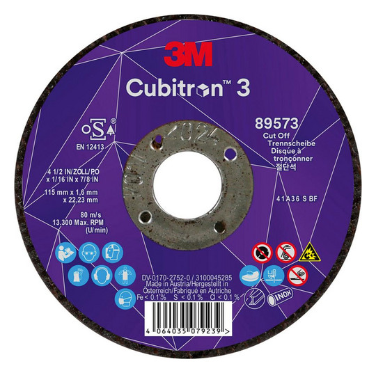 3M-Trennscheibe Cubitron 3 - 115x1,6mm, gerade