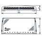 Patchpanel 12Ports MPD12-HS K Cat6A Wandmont Schirm RAL7035 118x255x37mm