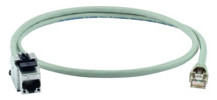 Patchkabel Cat6A 10m gr S/FTP RJ45 AWG27