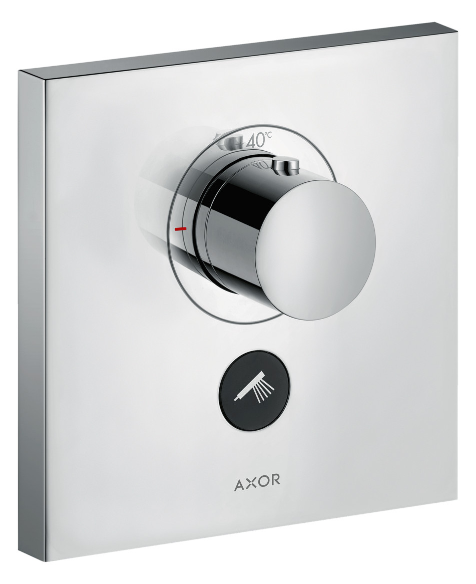 hansgrohe Fertigmontageset ShowerSelect Highflow UP-Thermostat, 1 zusätzlicher Abgang, eckig, chrom