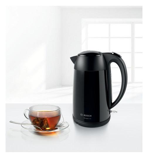Wasserkocher 1,7l Edst DesignLine 2400W sw Anzeige:außen m.Sieb