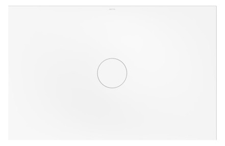 Bette Duschfliese BetteAir 1400 x 900 mm, edelweiß, Rechteck, glasierter Titan-Stahl, mit Minimum-Täger