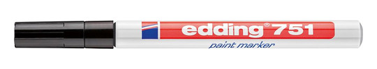 edding-Lackmarker 751, schwarz - 1-2mm