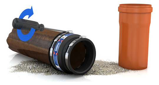 Crassus Adapterkupplung CAC 0502, 40-50/32-40 mm, 0,6 bar